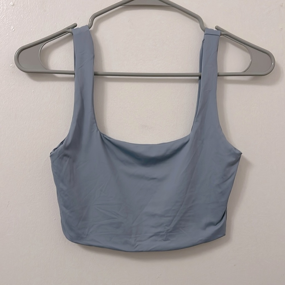 SHEIN Slinky Low Back Cropped Tank